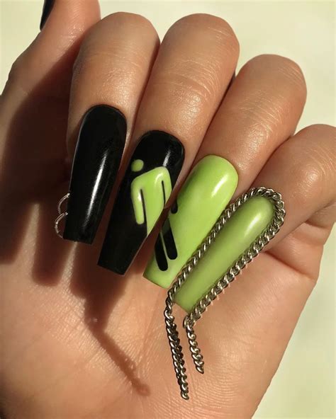 billie eilish nail ideas.